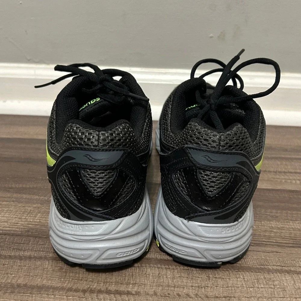 Saucony Marauder 2 Running Shoes Men 13 Wide Black Neon Fitness Trainer S25329-3